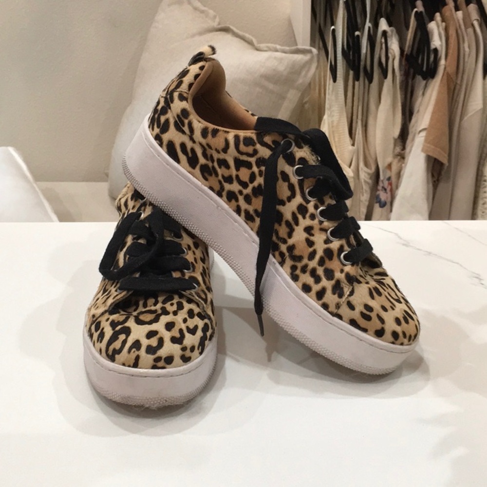 Halogen Leopard Sneakers